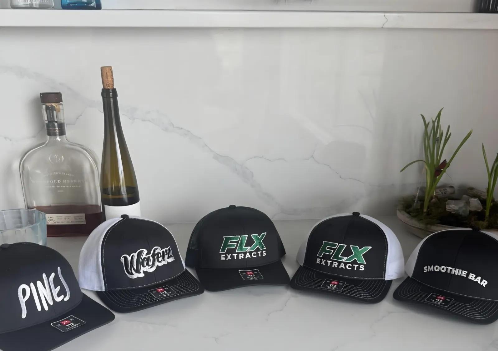Pines / Waferz / FLX Extracts / Smoothie Bar trucker hats
