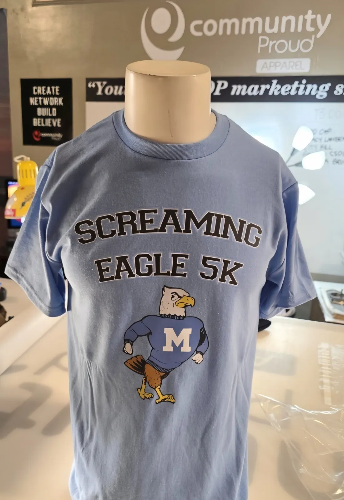 Screaming Eagle 5K event tee