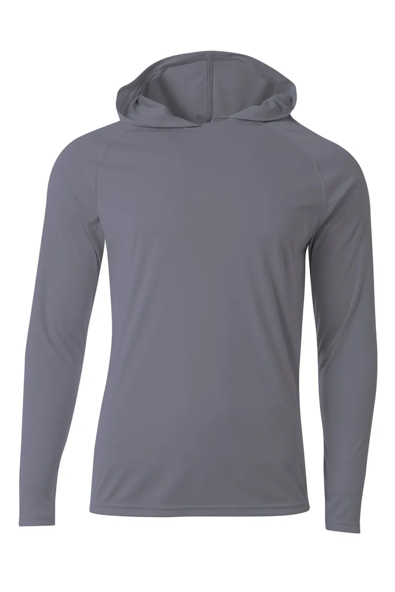 A4 Cooling Performance Long Sleeve Hooded Tee A4N3409 - additional view 3