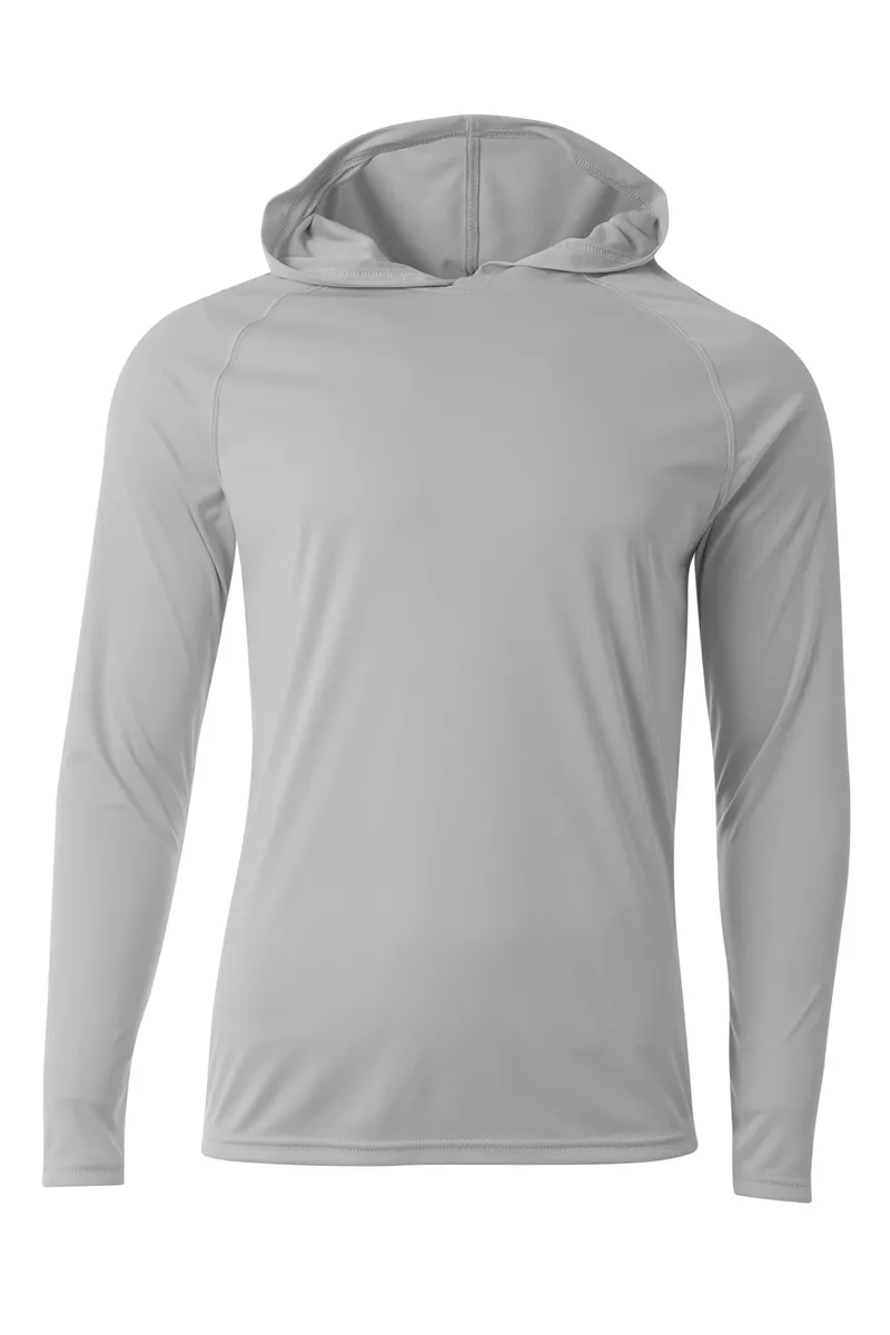 A4 Cooling Performance Long Sleeve Hooded Tee A4N3409 - additional view 1