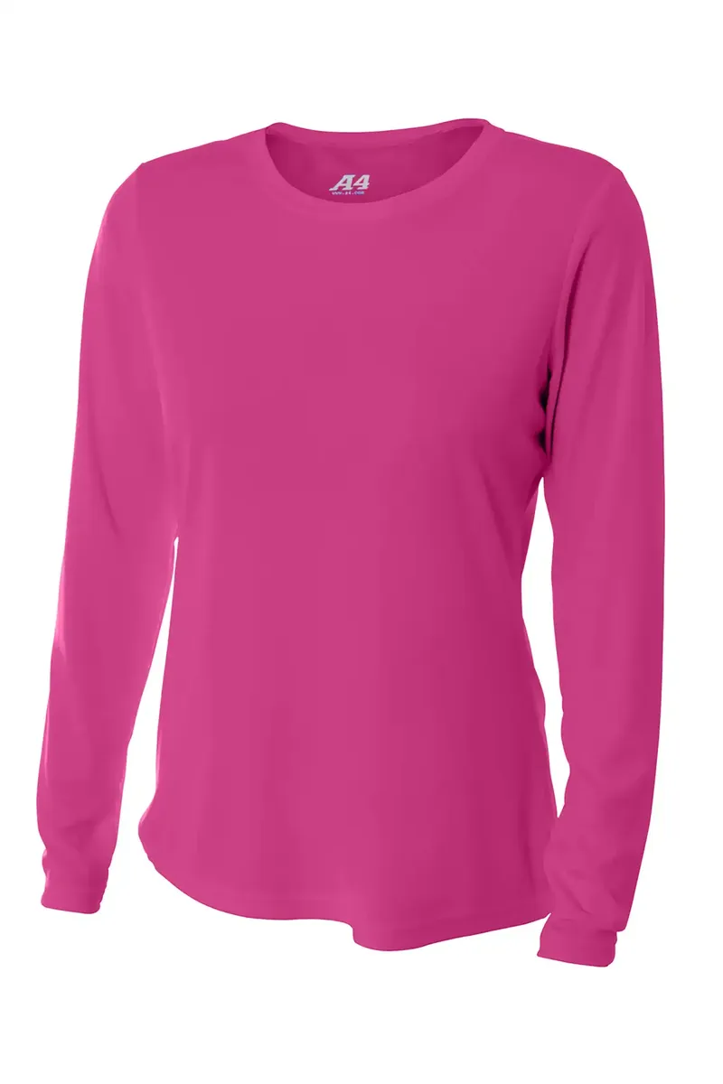 A4 Women's Cooling Performance Long Sleeve Tee A4NW3002 - additional view 6