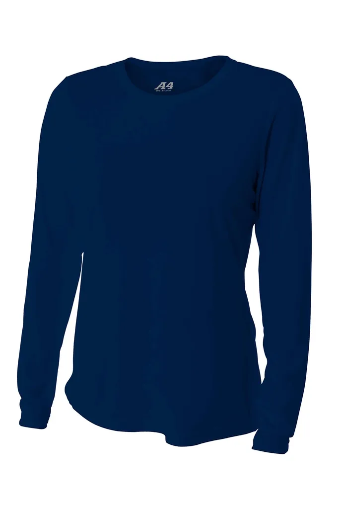 A4 Women's Cooling Performance Long Sleeve Tee A4NW3002 - additional view 2