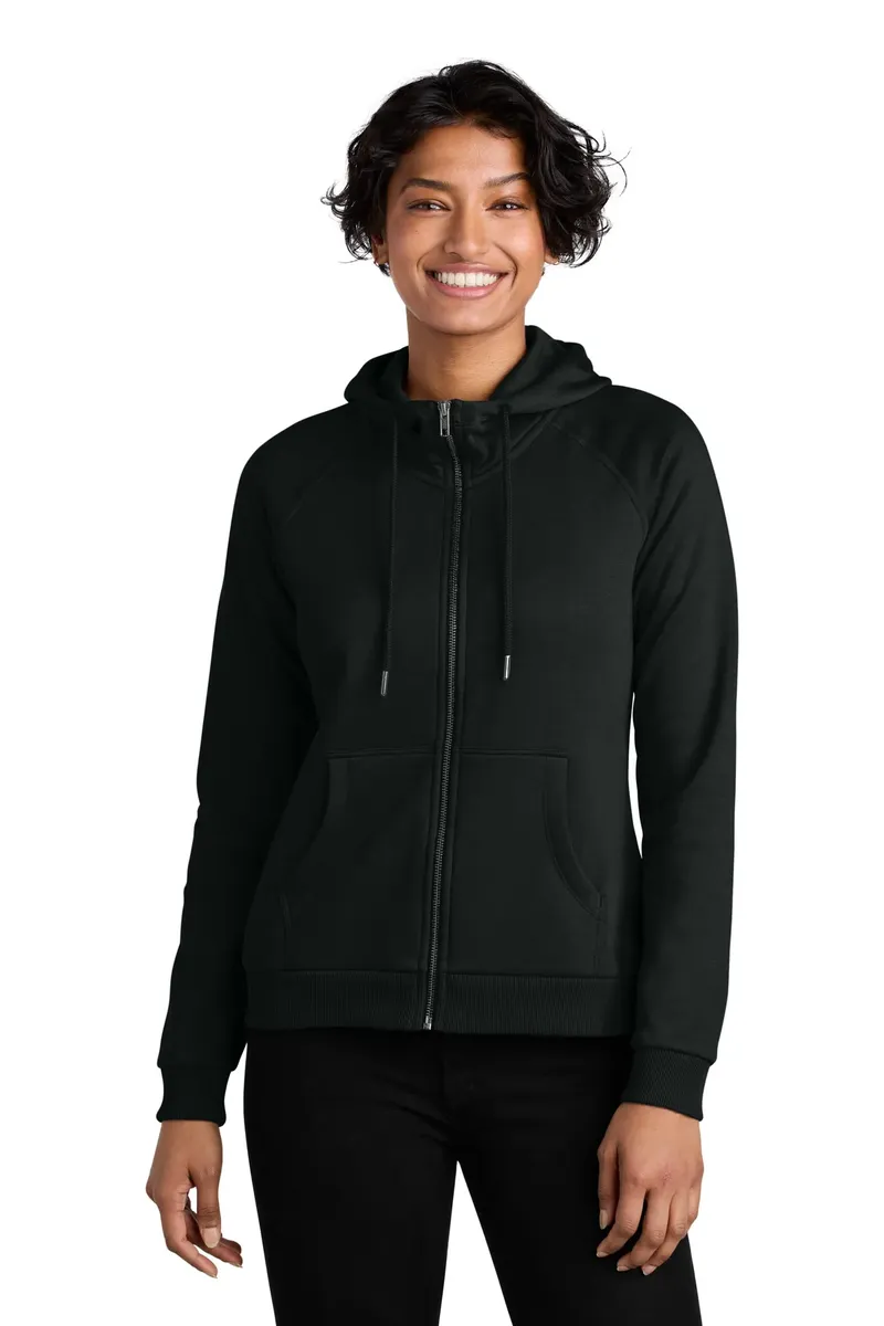 Allmade® Women's Organic CVC Fleece Full-Zip Hoodie AL5003 - additional view 1