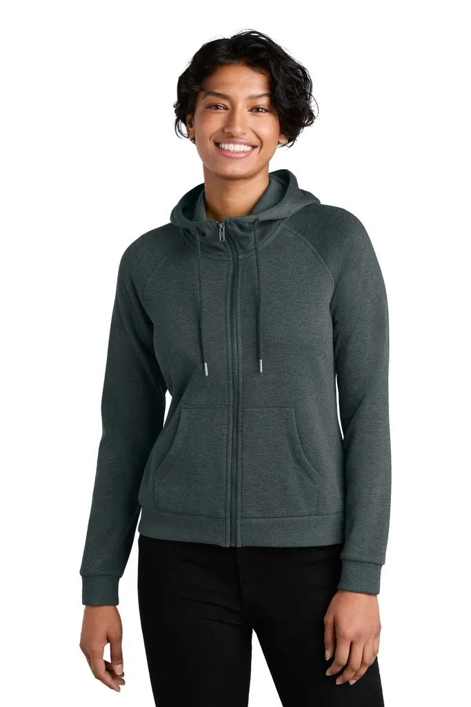 Allmade® Women's Organic CVC Fleece Full-Zip Hoodie AL5003 - additional view 2