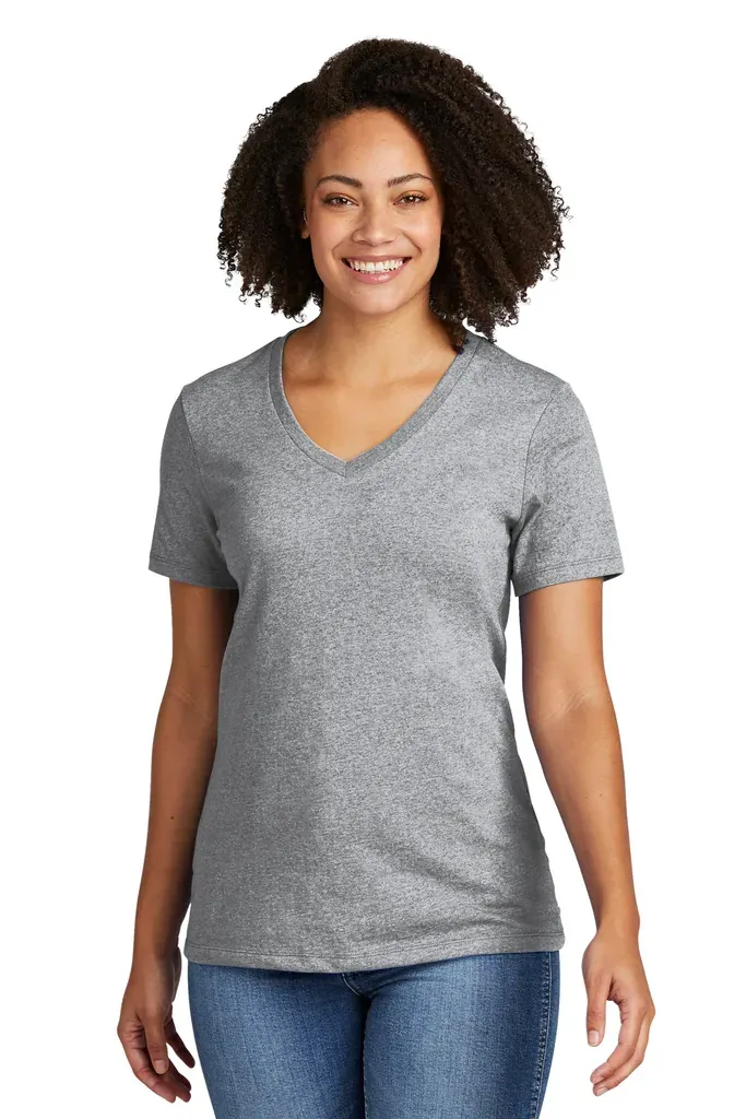 Allmade® Women's Recycled Blend V-Neck Tee AL2303 - additional view 4