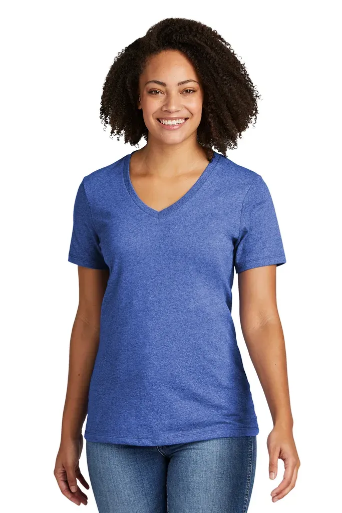 Allmade® Women's Recycled Blend V-Neck Tee AL2303 - additional view 2