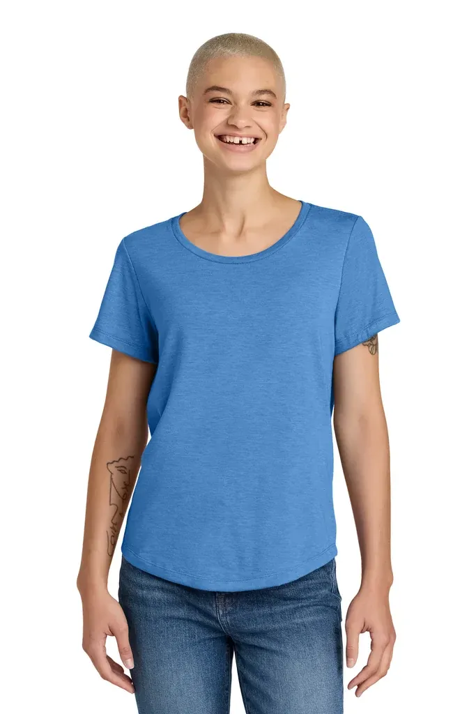 Allmade® Women's Relaxed Tri-Blend Scoop Neck Tee AL2015 - additional view 8