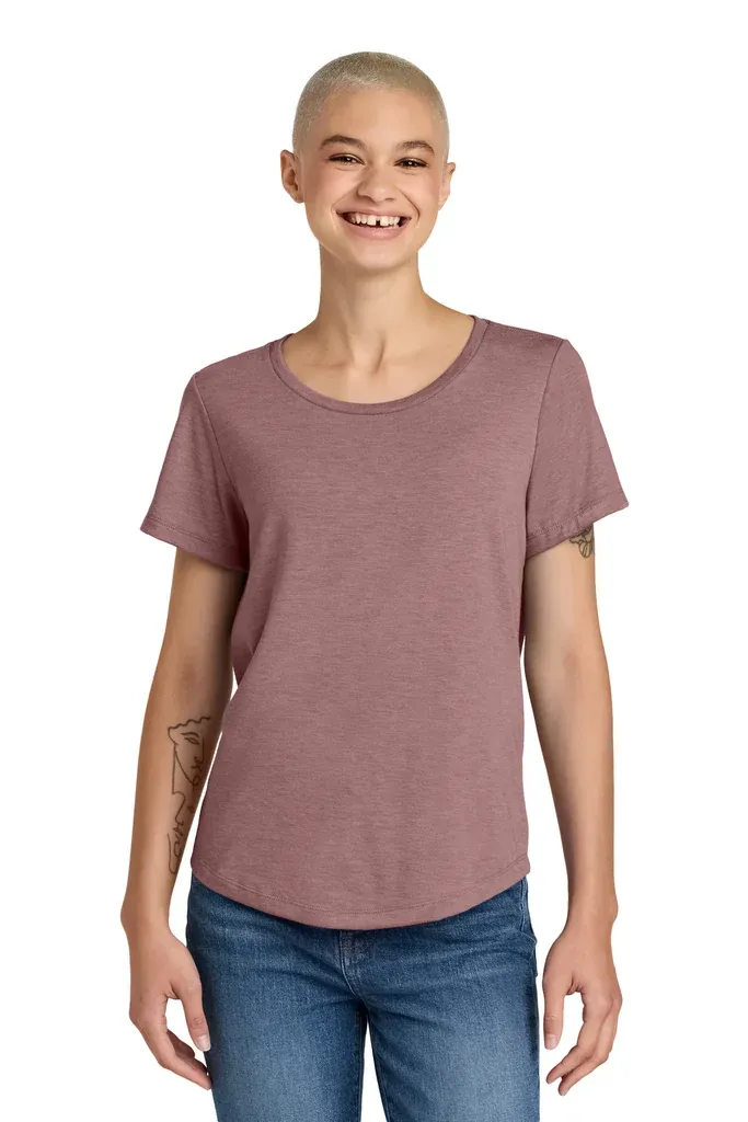 Allmade® Women's Relaxed Tri-Blend Scoop Neck Tee AL2015 - additional view 7