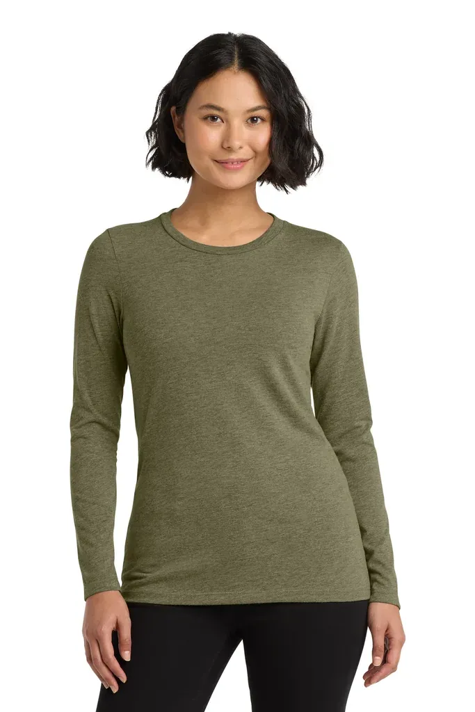 Allmade ®  Women's Tri-Blend Long Sleeve Tee AL6008 - additional view 2