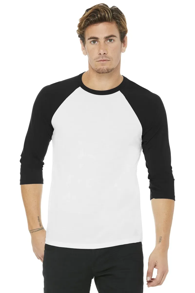 BELLA+CANVAS ® Unisex 3/4-Sleeve Baseball Tee. BC3200 - additional view 18