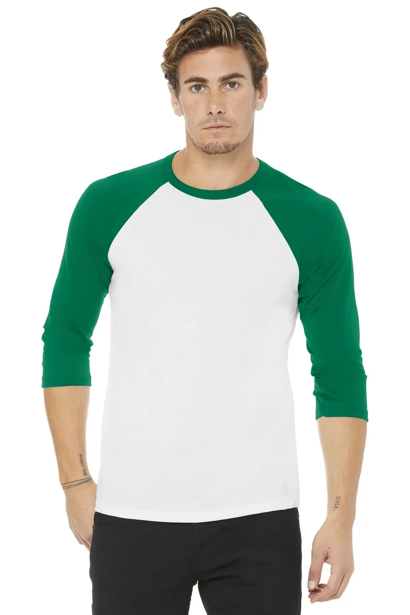 BELLA+CANVAS ® Unisex 3/4-Sleeve Baseball Tee. BC3200 - additional view 16