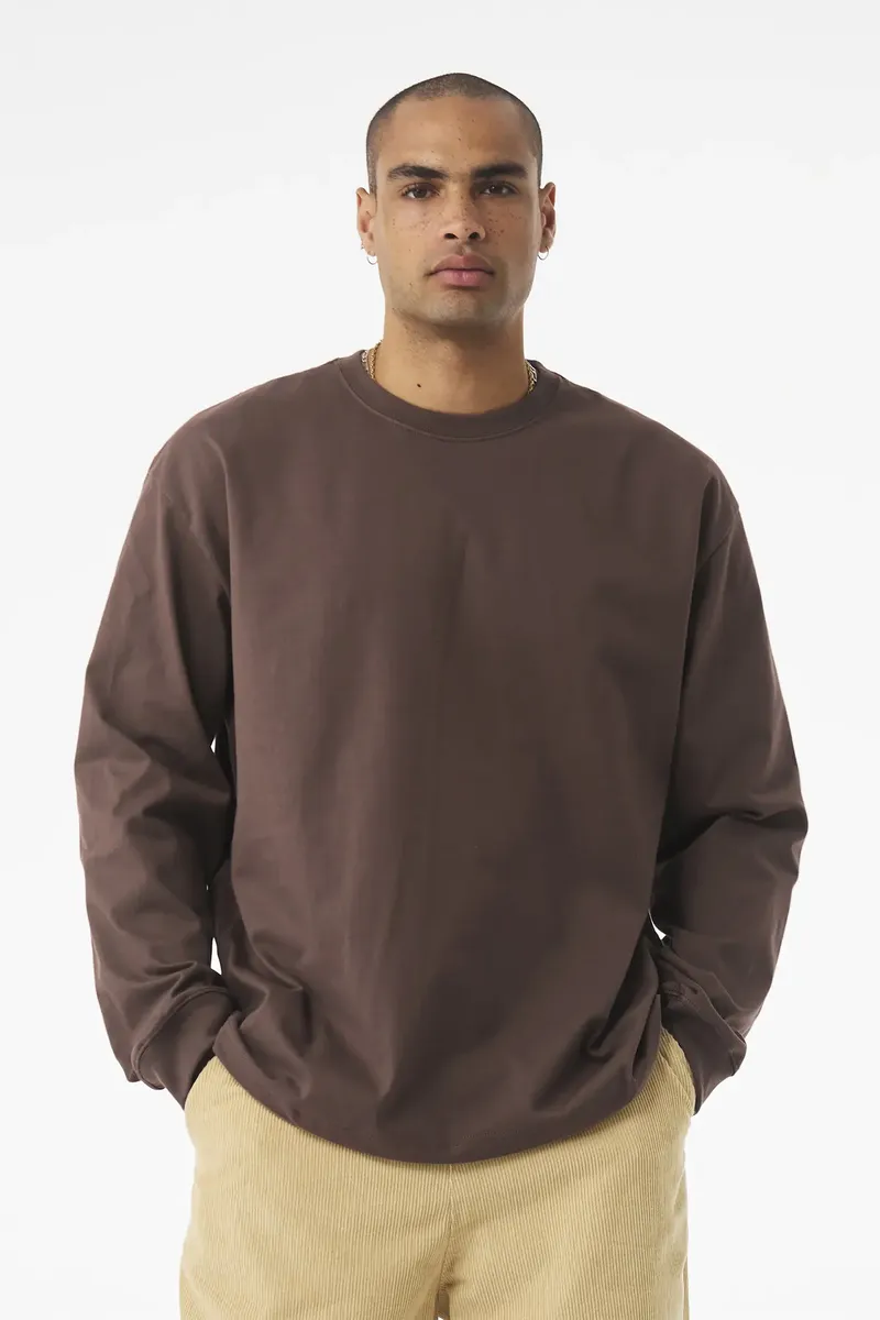 BELLA+CANVAS® Unisex 7.5-Ounce Heavyweight Long Sleeve Tee BC4651 - additional view 3