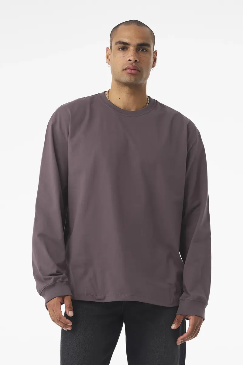 BELLA+CANVAS® Unisex 7.5-Ounce Heavyweight Long Sleeve Tee BC4651 - additional view 9