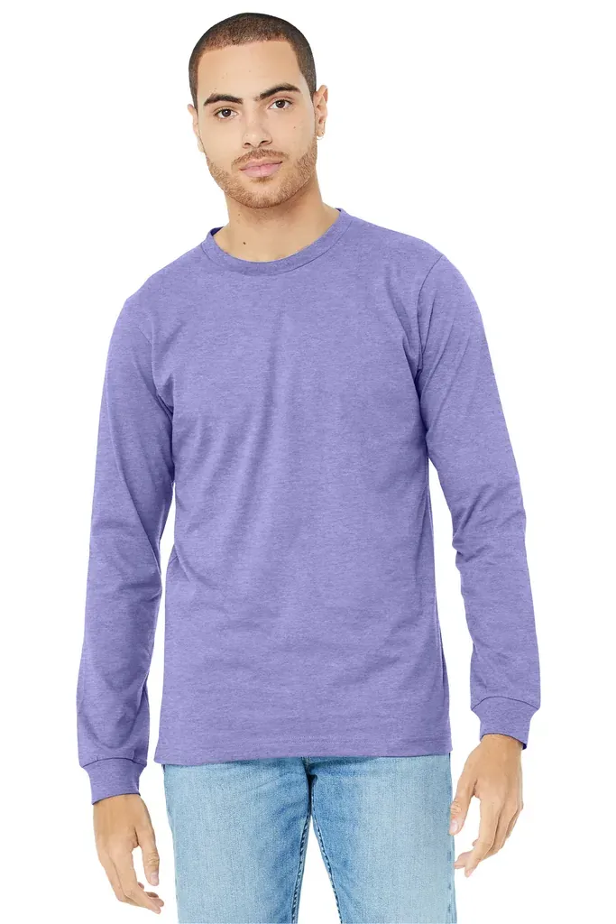 BELLA+CANVAS® Unisex Heather CVC Long Sleeve Tee BC3501CVC - additional view 16
