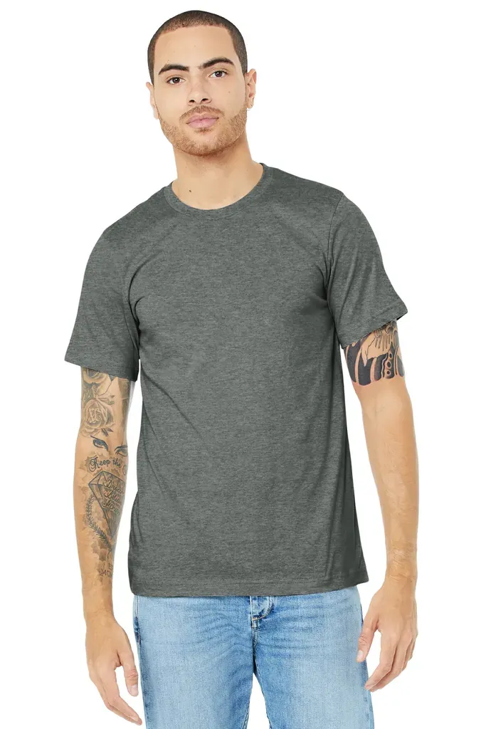 BELLA+CANVAS ® Unisex Heather CVC Short Sleeve Tee. BC3001CVC - additional view 3