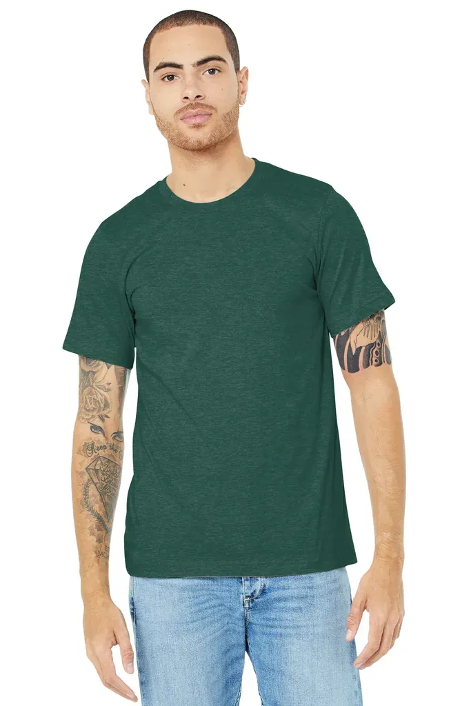 BELLA+CANVAS ® Unisex Heather CVC Short Sleeve Tee. BC3001CVC - additional view 1