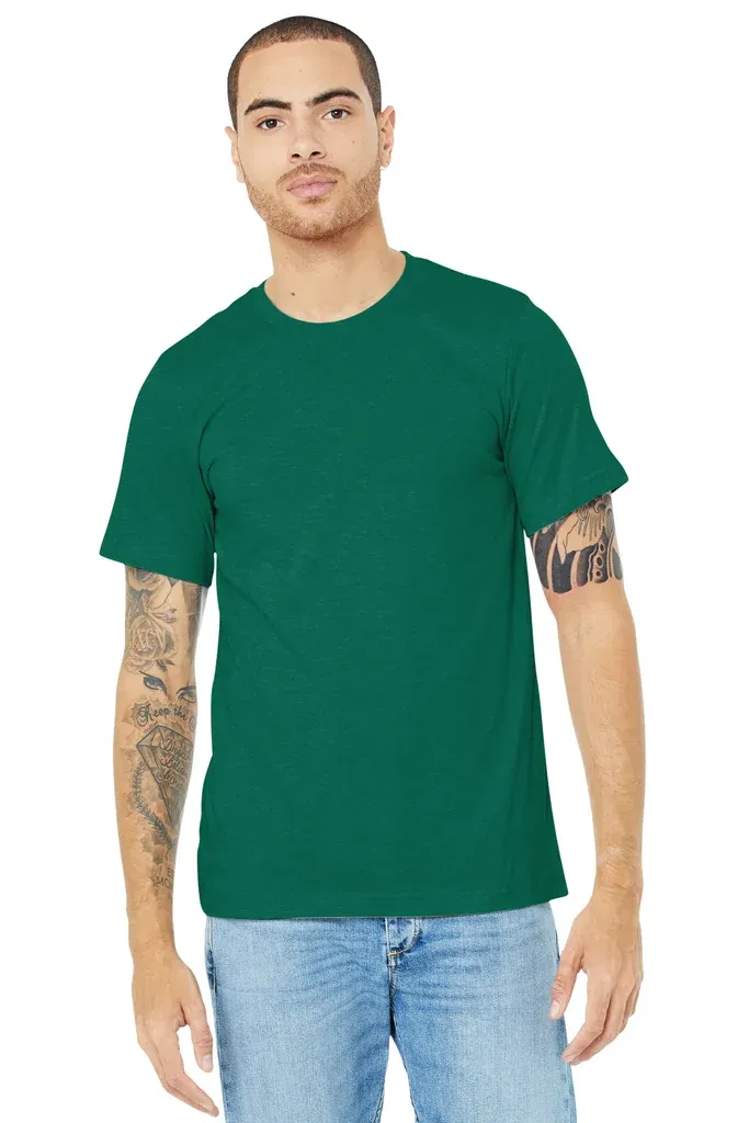 BELLA+CANVAS ® Unisex Heather CVC Short Sleeve Tee. BC3001CVC - additional view 23