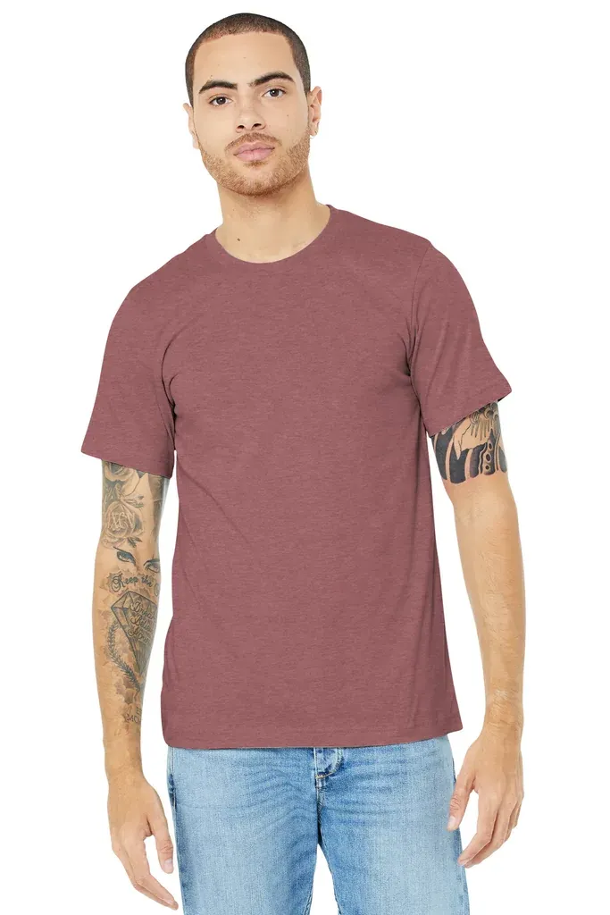 BELLA+CANVAS ® Unisex Heather CVC Short Sleeve Tee. BC3001CVC - additional view 6