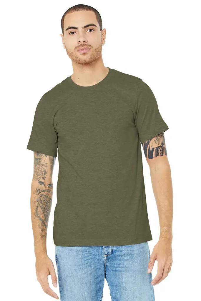 BELLA+CANVAS ® Unisex Heather CVC Short Sleeve Tee. BC3001CVC - additional view 11