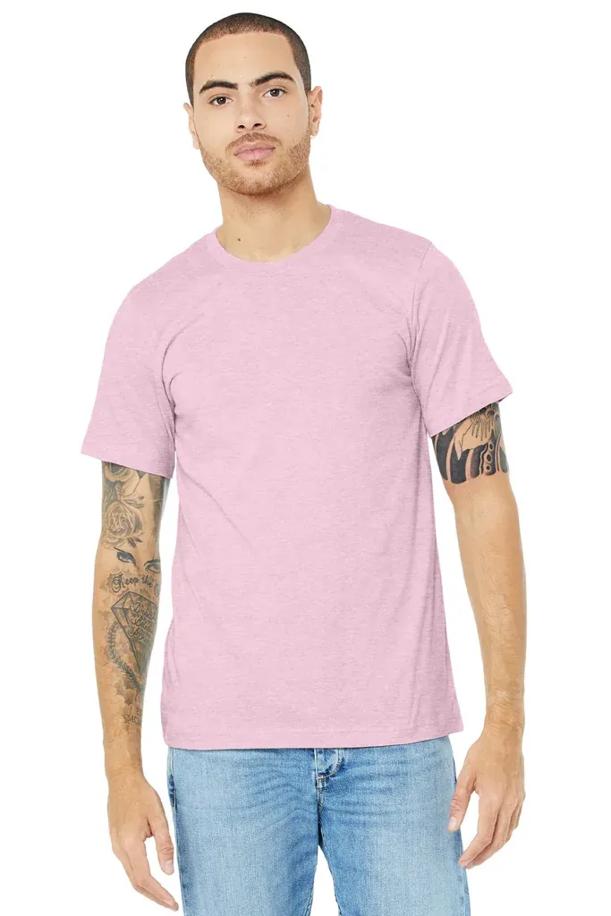 BELLA+CANVAS ® Unisex Heather CVC Short Sleeve Tee. BC3001CVC - additional view 5