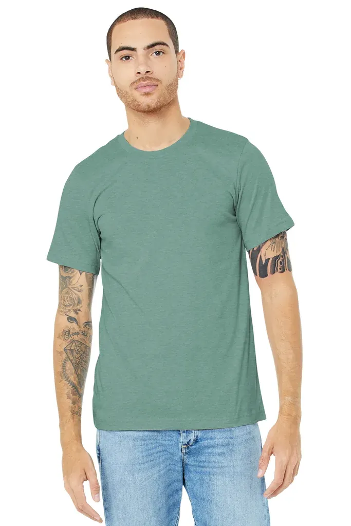 BELLA+CANVAS ® Unisex Heather CVC Short Sleeve Tee. BC3001CVC - additional view 18