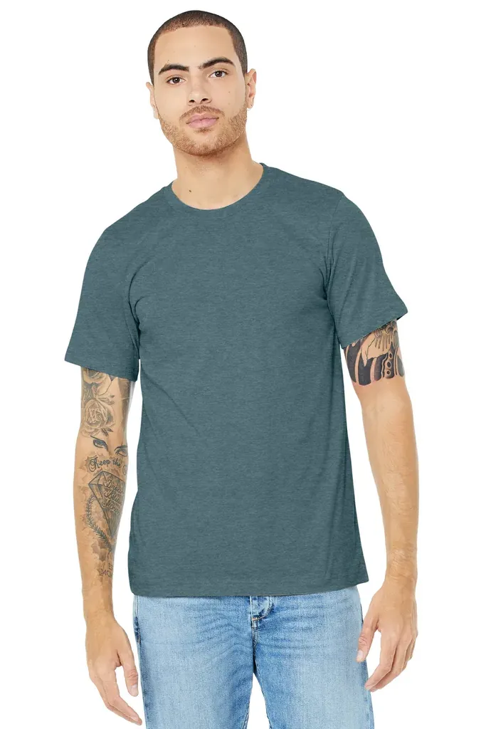 BELLA+CANVAS ® Unisex Heather CVC Short Sleeve Tee. BC3001CVC - additional view 25
