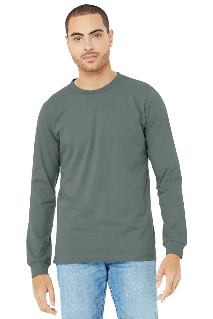 BELLA+CANVAS ® Unisex Jersey Long Sleeve Tee. BC3501 - additional view 4