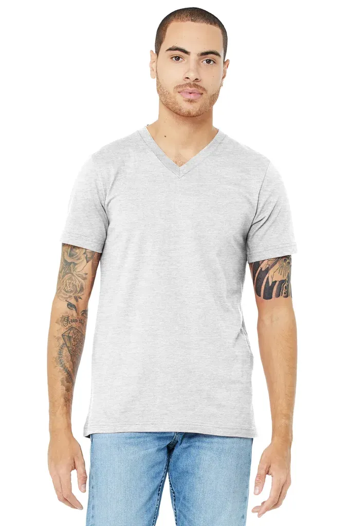 BELLA+CANVAS ® Unisex Jersey Short Sleeve V-Neck Tee. BC3005 - additional view 9