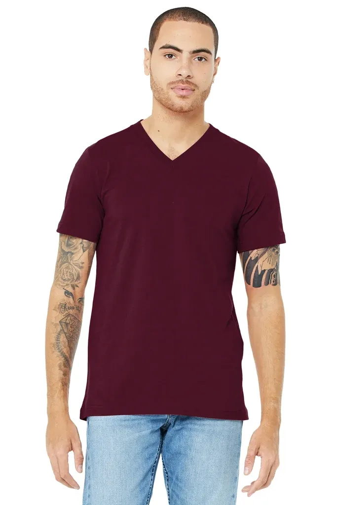BELLA+CANVAS ® Unisex Jersey Short Sleeve V-Neck Tee. BC3005 - additional view 8