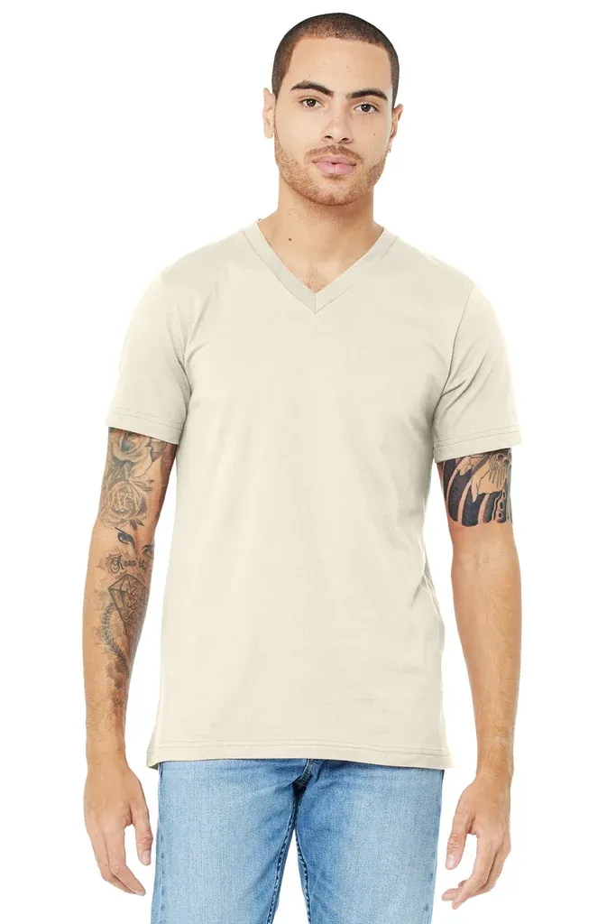 BELLA+CANVAS ® Unisex Jersey Short Sleeve V-Neck Tee. BC3005 - additional view 2