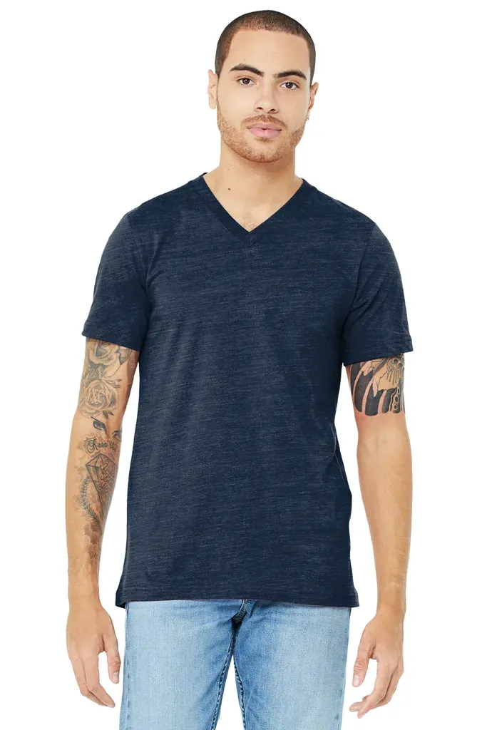 BELLA+CANVAS ® Unisex Jersey Short Sleeve V-Neck Tee. BC3005 - additional view 5