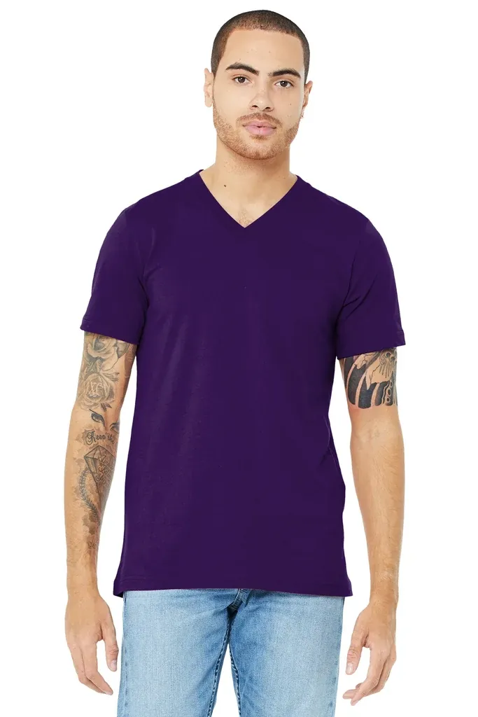 BELLA+CANVAS ® Unisex Jersey Short Sleeve V-Neck Tee. BC3005 - additional view 11