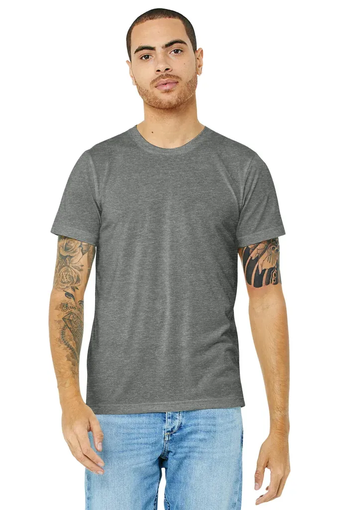 BELLA+CANVAS ® Unisex Made In The USA Jersey Short Sleeve Tee. BC3001U - additional view 2