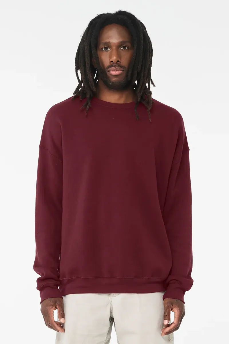 BELLA+CANVAS ® Unisex Sponge Fleece Drop Shoulder Sweatshirt. BC3945 - additional view 2
