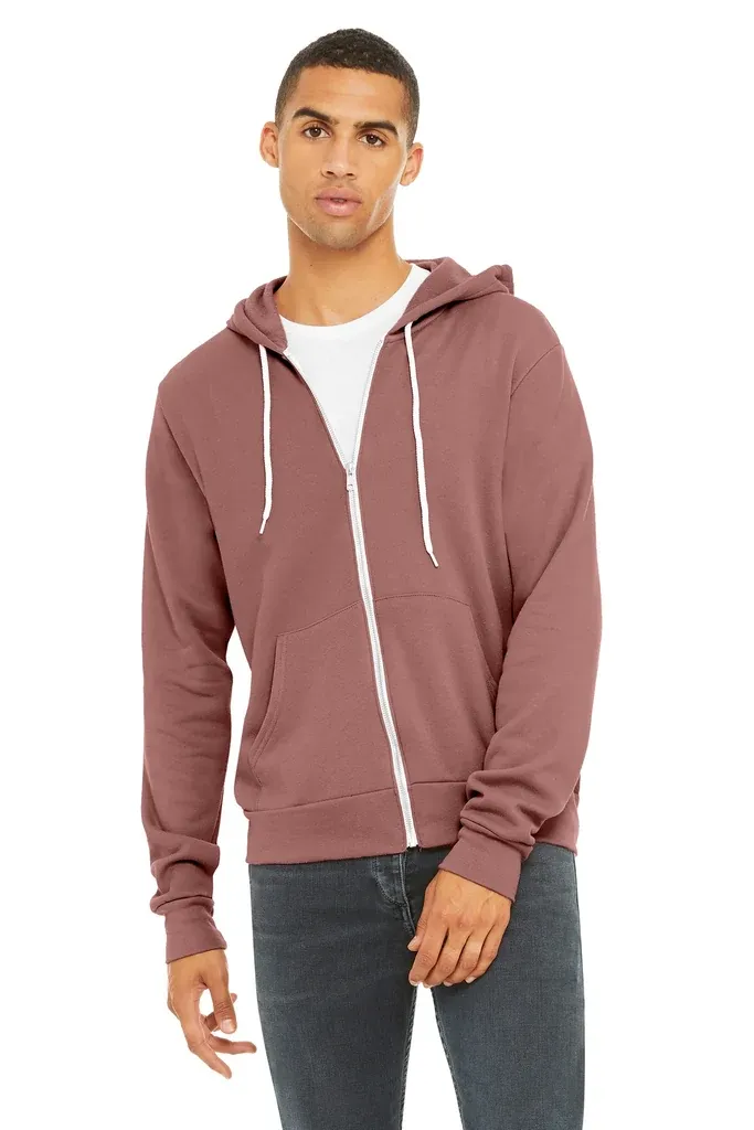 BELLA+CANVAS ® Unisex Sponge Fleece Full-Zip Hoodie. BC3739 - additional view 10
