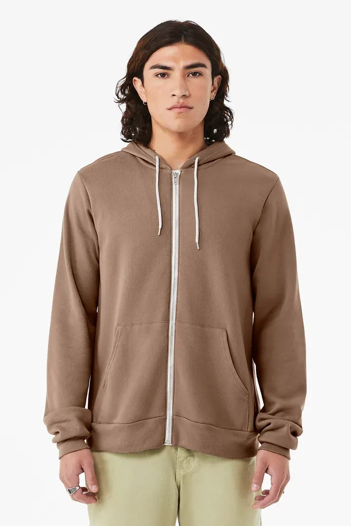 BELLA+CANVAS ® Unisex Sponge Fleece Full-Zip Hoodie. BC3739 - additional view 9