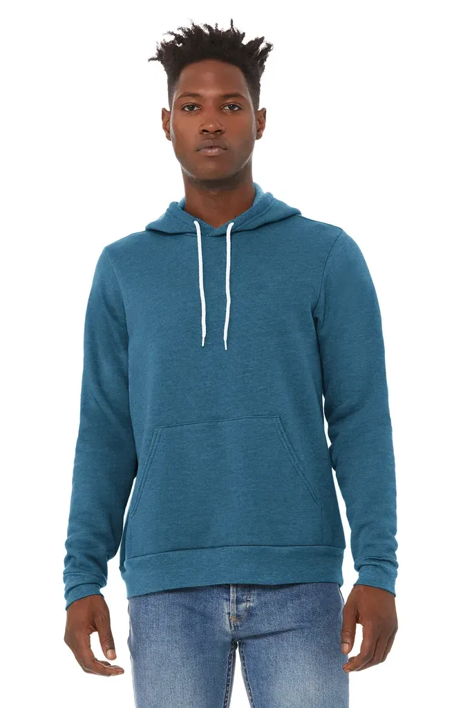 BELLA+CANVAS ® Unisex Sponge Fleece Pullover Hoodie. BC3719 - additional view 1