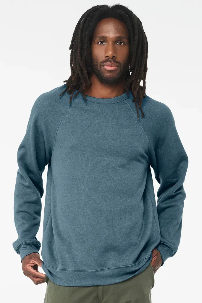 BELLA+CANVAS ® Unisex Sponge Fleece Raglan Sweatshirt. BC3901 - additional view 11