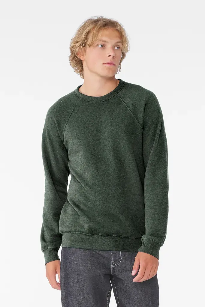BELLA+CANVAS ® Unisex Sponge Fleece Raglan Sweatshirt. BC3901 - additional view 12