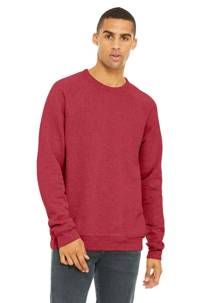 BELLA+CANVAS ® Unisex Sponge Fleece Raglan Sweatshirt. BC3901 - additional view 24