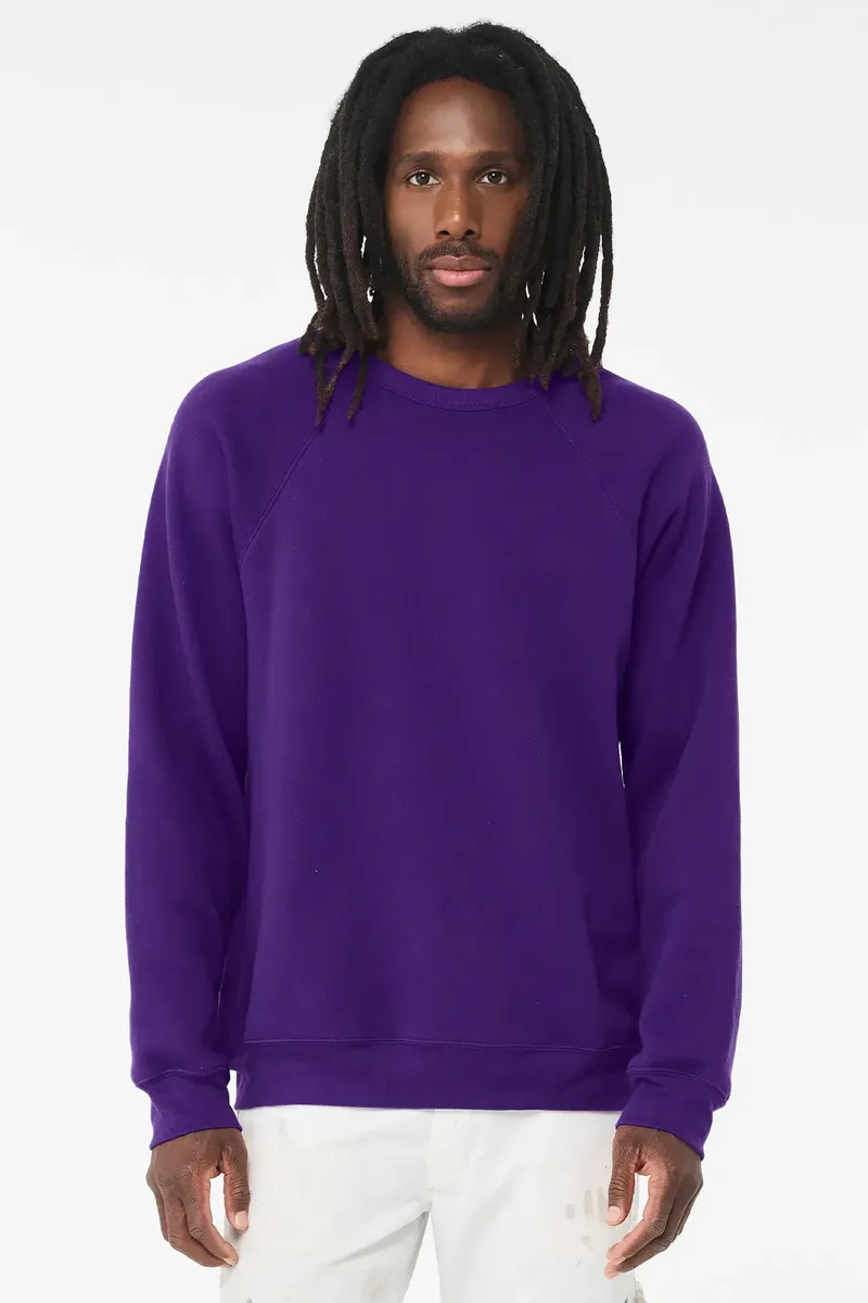 BELLA+CANVAS ® Unisex Sponge Fleece Raglan Sweatshirt. BC3901 - additional view 6
