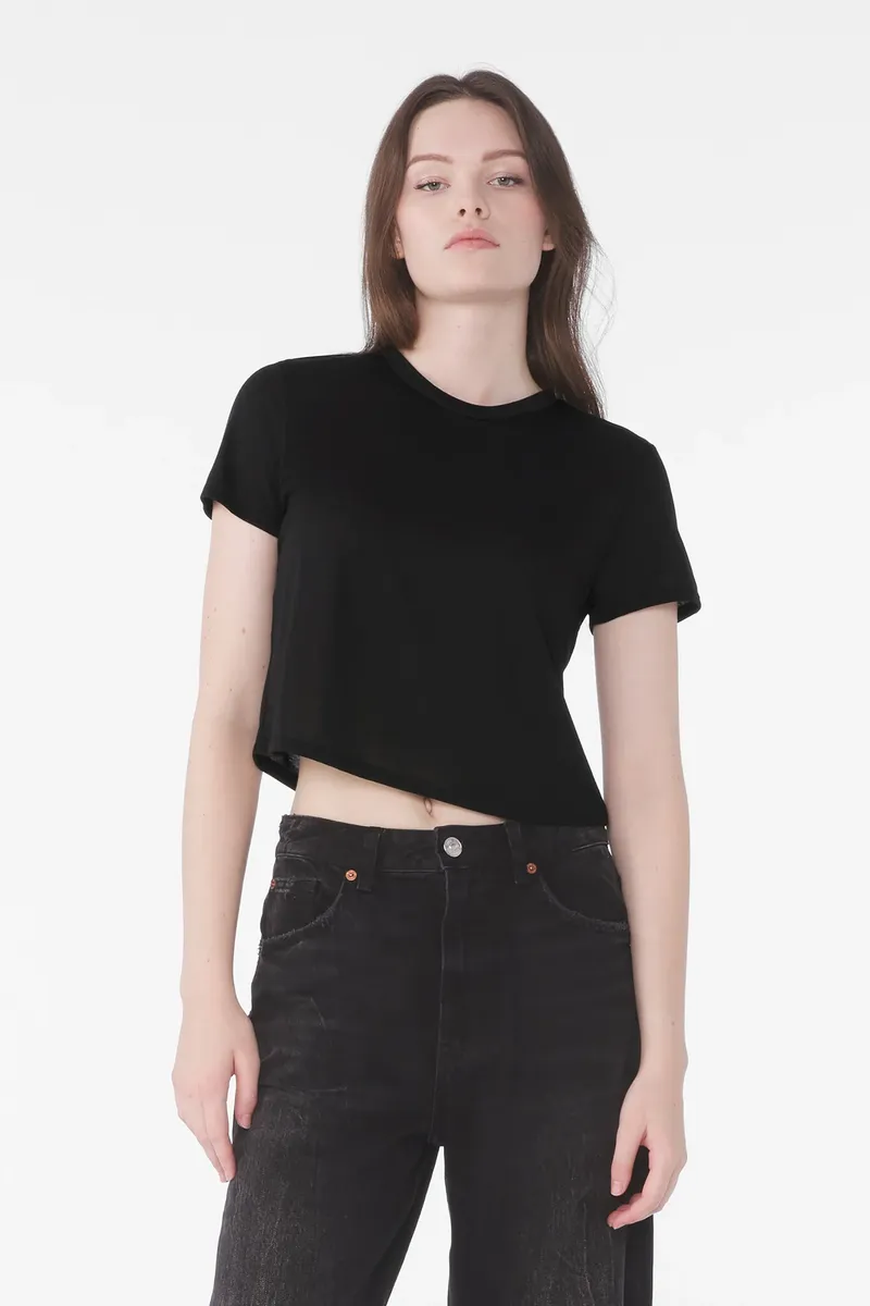 BELLA+CANVAS® Women's Flowy Cropped Tee BC8882 - additional view 1