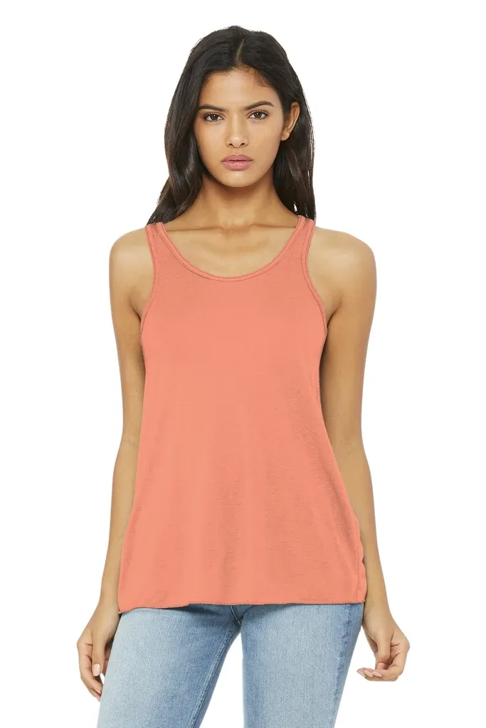 BELLA+CANVAS ® Women's Flowy Racerback Tank. BC8800 - additional view 1