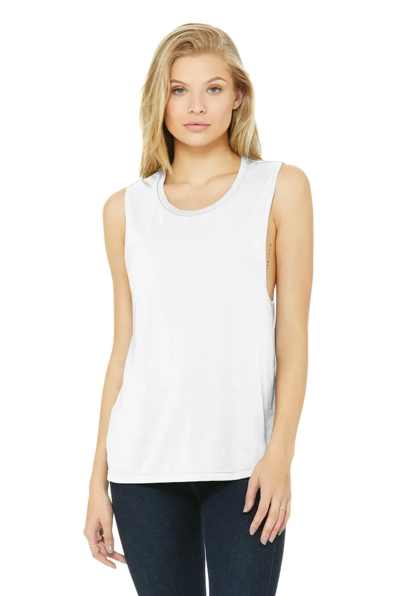 BELLA+CANVAS ® Women's Flowy Scoop Muscle Tank. BC8803 - additional view 15