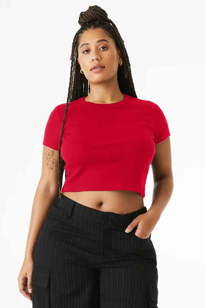BELLA+CANVAS® Women's Micro Rib Baby Tee BC1010 - additional view 7