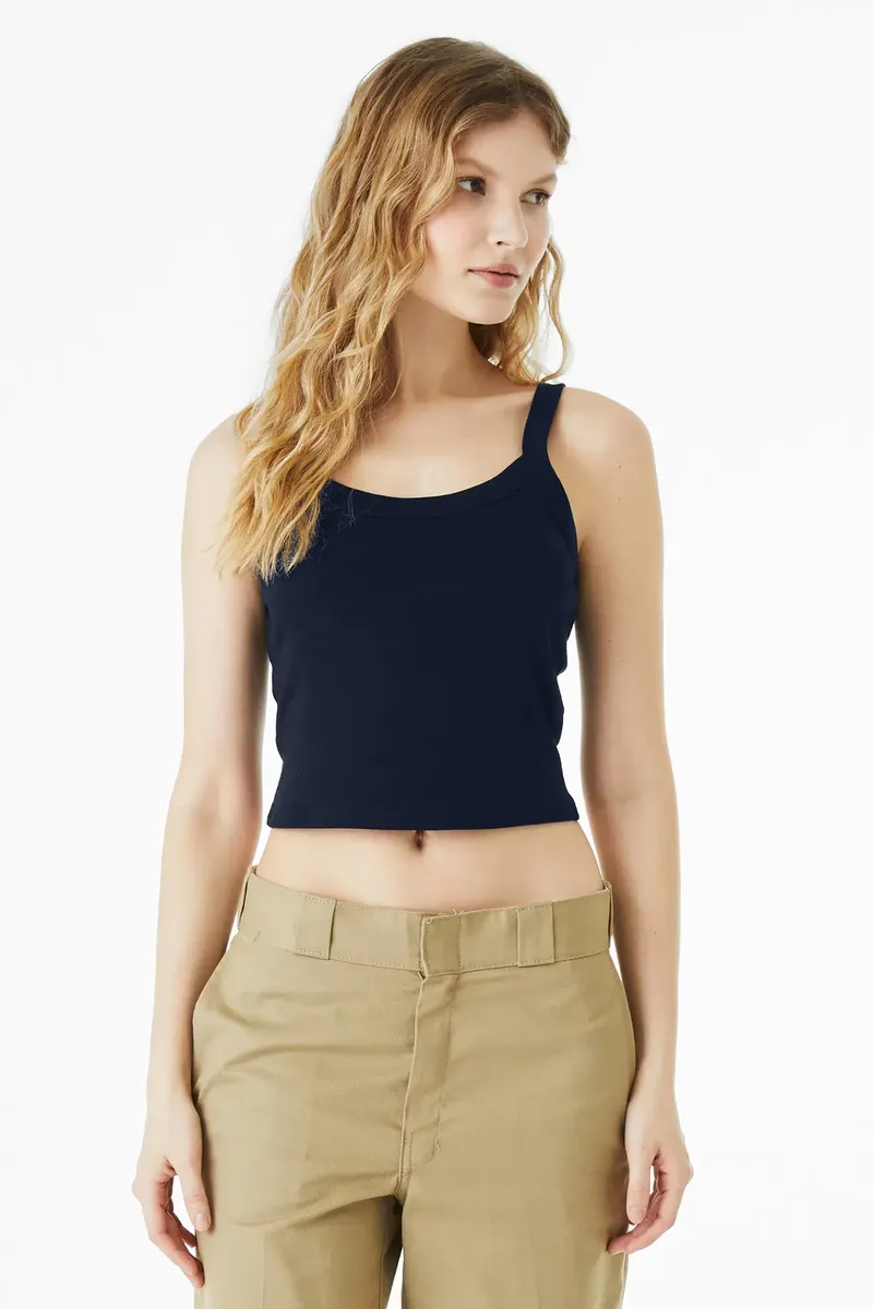 BELLA+CANVAS® Women's Micro Rib Spaghetti Strap Tank BC1012 - additional view 6
