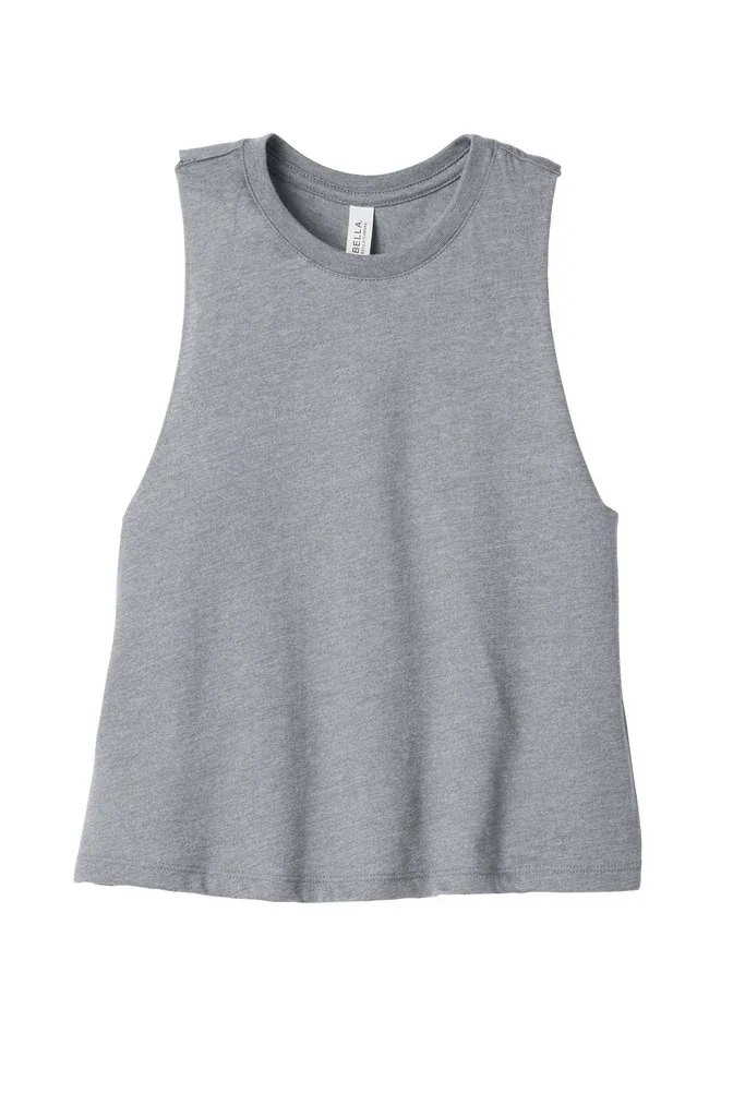 BELLA+CANVAS ® Women's Racerback Cropped Tank. BC6682 - additional view 6