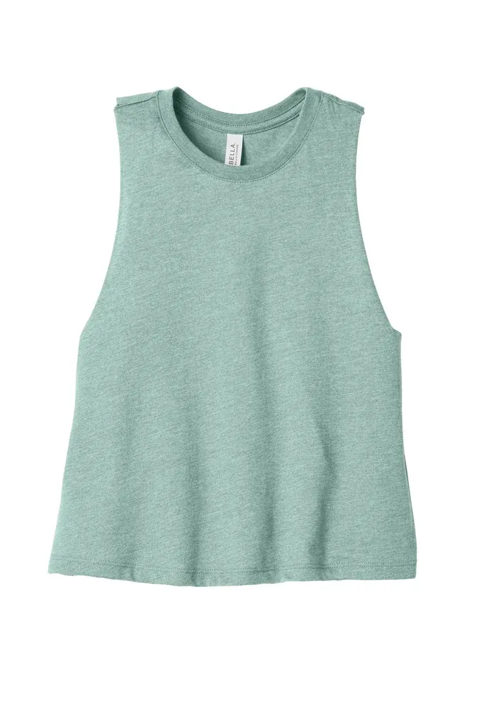 BELLA+CANVAS ® Women's Racerback Cropped Tank. BC6682 - additional view 5
