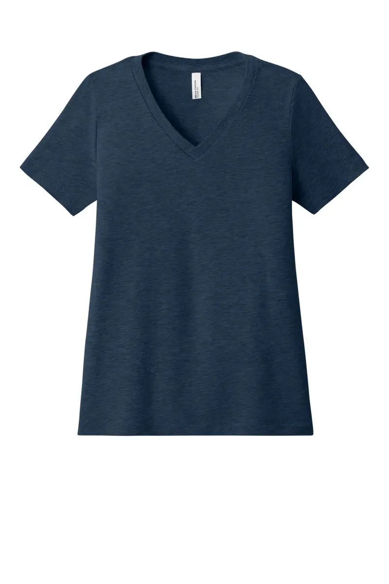 BELLA+CANVAS® Women's Relaxed Heather CVC V-Neck Tee BC6405CVC - additional view 5