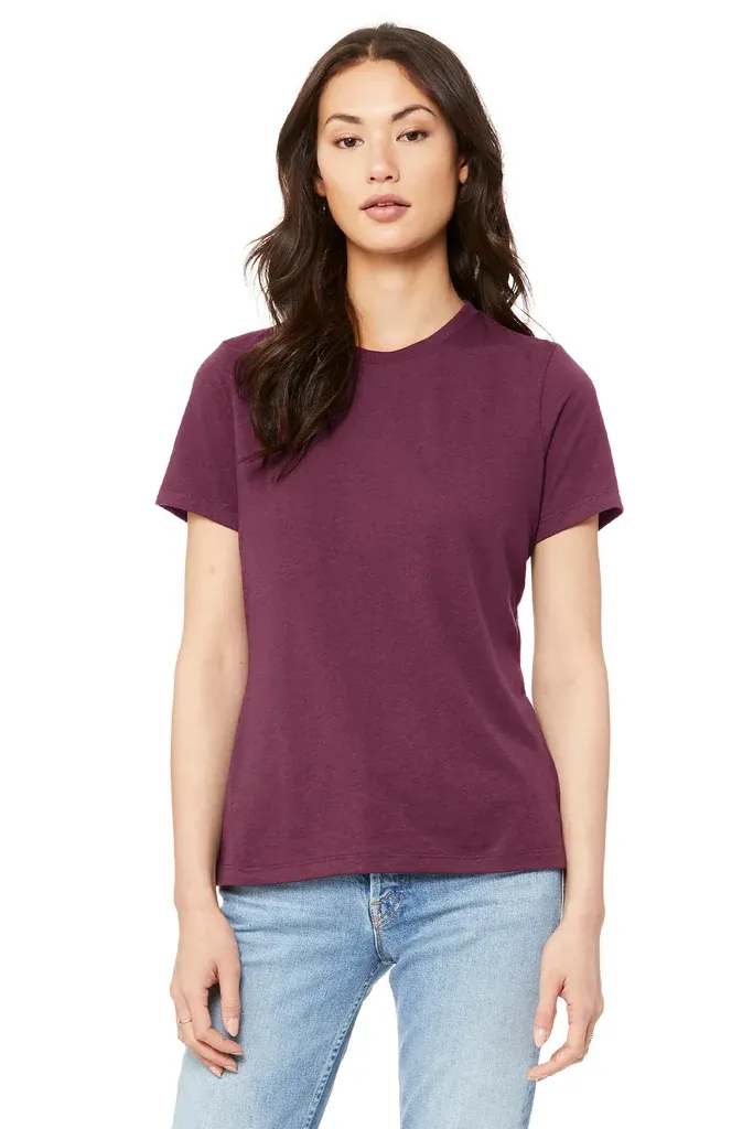 BELLA+CANVAS ® Women's Relaxed Jersey Short Sleeve Tee. BC6400 - additional view 3